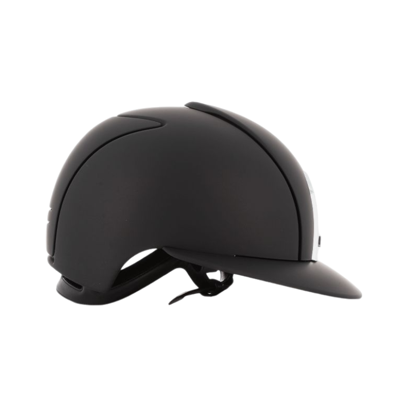 KEP - Casque d'équitation Cromo 2.0 Textile noir visière polo