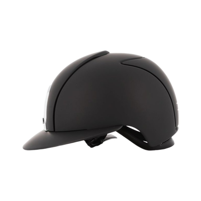 KEP - Casque d'équitation Cromo 2.0 Textile noir visière polo