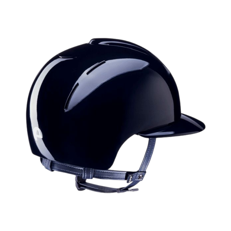 KEP - Casque d'équitation Smart polish marine visière polo