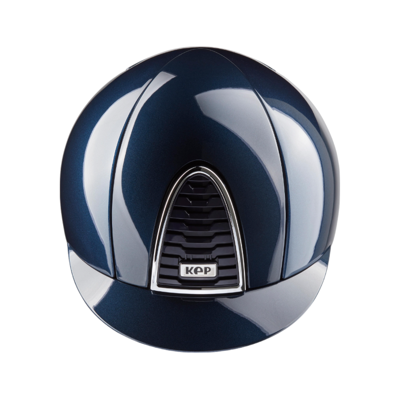 KEP - Casque d'équitation Cromo 2.0 New Shine blue visière standard | - Ohlala