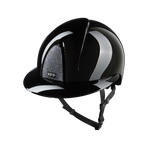 KEP - Casque d'équitation Smart Nova Metal Polish black Star silver visière polo | - Ohlala