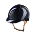 KEP - Casque d'équitation Smart Nova Metal Polish blue Star blue visière standard jugulaire beige | - Ohlala
