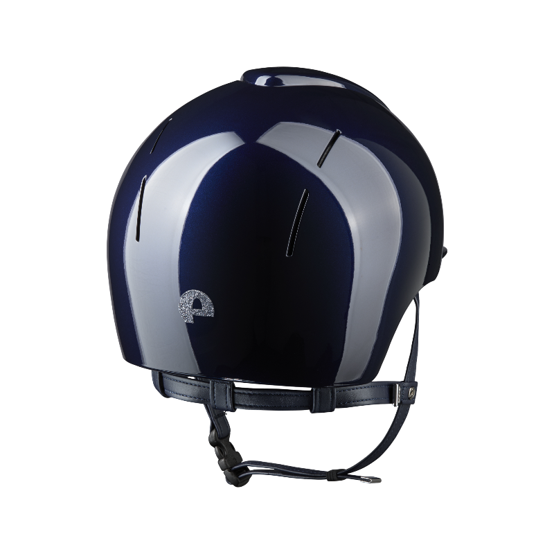 KEP - Casque d'équitation Smart Nova Metal Polish blue Star silver visière standard | - Ohlala