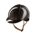 KEP - Casque d'équitation Smart Nova Metal Polish marron Star marron visière standard jugulaire beige | - Ohlala
