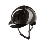 KEP - Casque d'équitation Smart Nova Metal Polish marron visière standard | - Ohlala