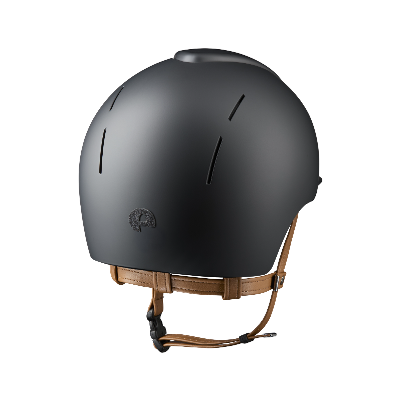 KEP - Casque d'équitation Smart Nova Textile black Star black visière standard jugulaire beige | - Ohlala