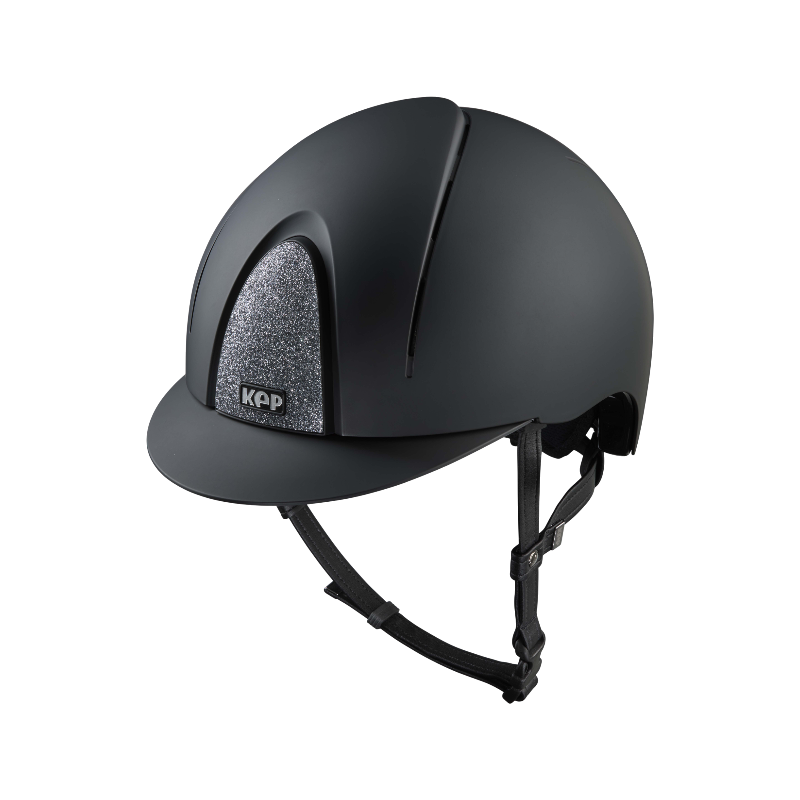 KEP - Casque d'équitation Smart Nova Textile black Star silver visière standard | - Ohlala