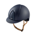 KEP - Casque d'équitation Smart Nova Textile blue Star blue visière standard jugulaire beige | - Ohlala