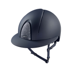 KEP - Casque d'équitation Smart Nova Textile blue Star silver visière polo | - Ohlala