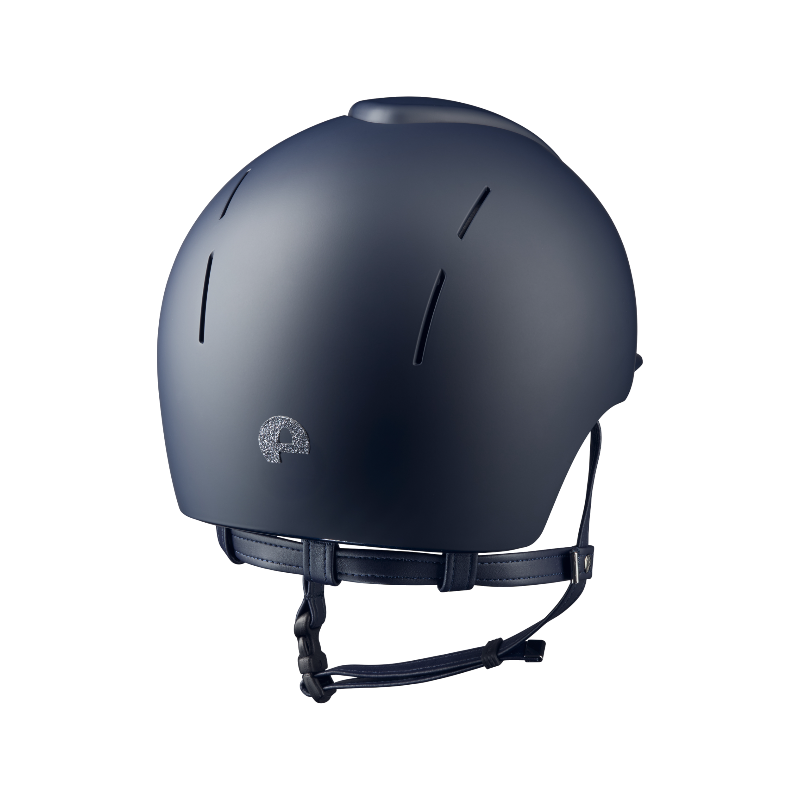 KEP - Casque d'équitation Smart Nova Textile blue Star silver visière standard | - Ohlala