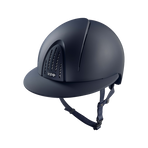 KEP - Casque d'équitation Smart Nova Textile blue visière polo | - Ohlala