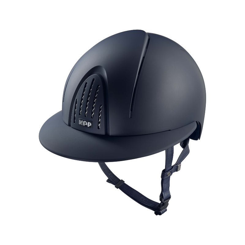KEP - Rijhelm Smart Nova Textile blue polo vizier | - Ohlala