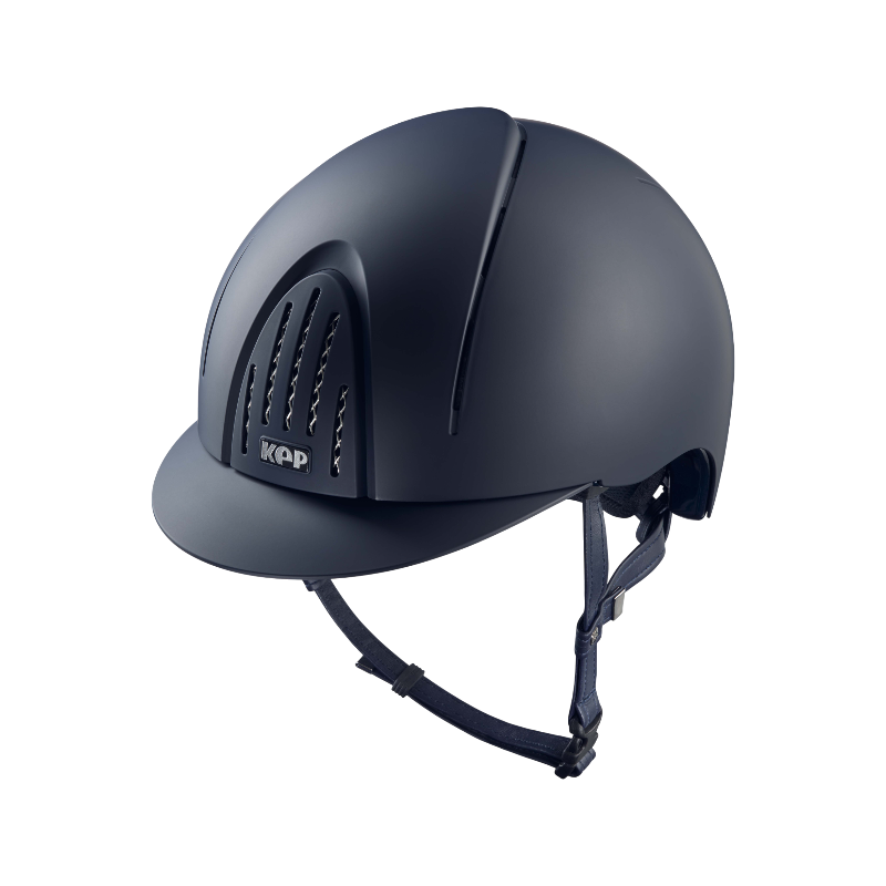 KEP - Casque d'équitation Smart Nova Textile blue visière standard | - Ohlala