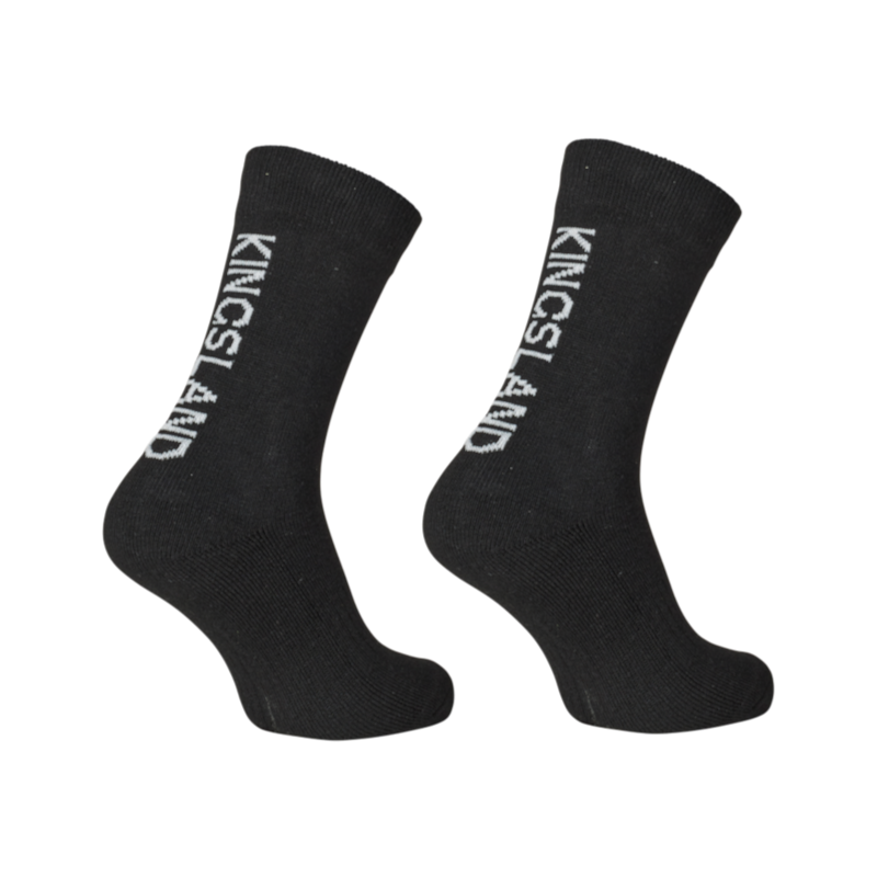 Kingsland - Chaussettes courtes KLAiden noir/ gris (x2)