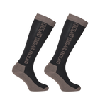 Kingsland - Chaussettes d'équitation KLAlly Coolmax noir