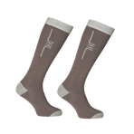 Kingsland - Chaussettes d'équitation KLAmy Coolmax brown iron