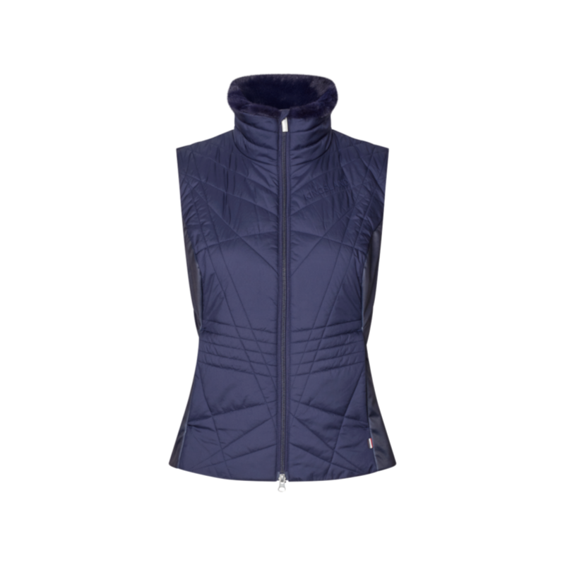 Kingsland - Doudoune d'équitation manches courtes femme KLAlba evening blue