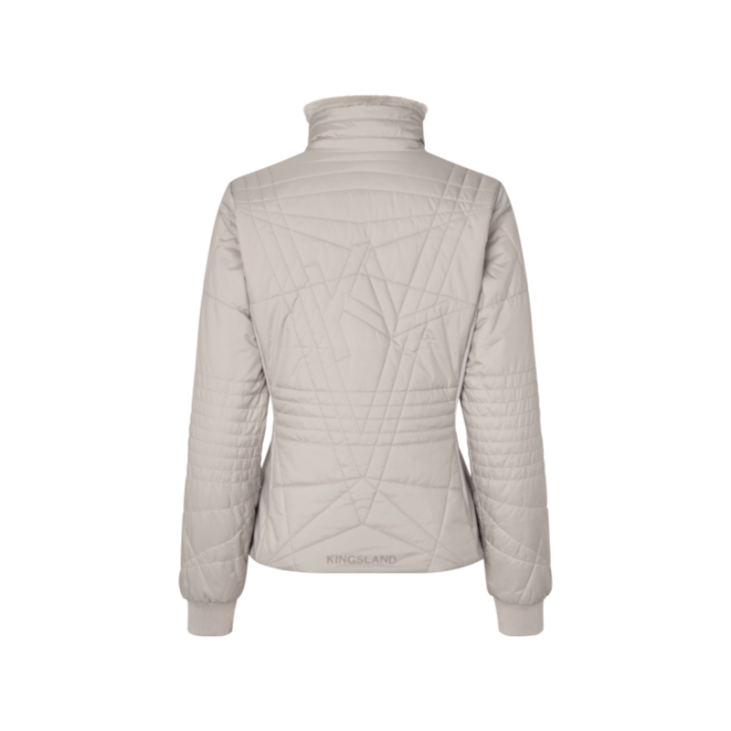 Kingsland - Doudoune d'équitation manches longues femme KLAlba beige dove