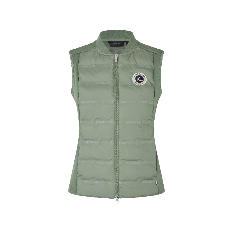 Kingsland - Doudoune sans manches femme KLLucy Hybrid green agave | - Ohlala