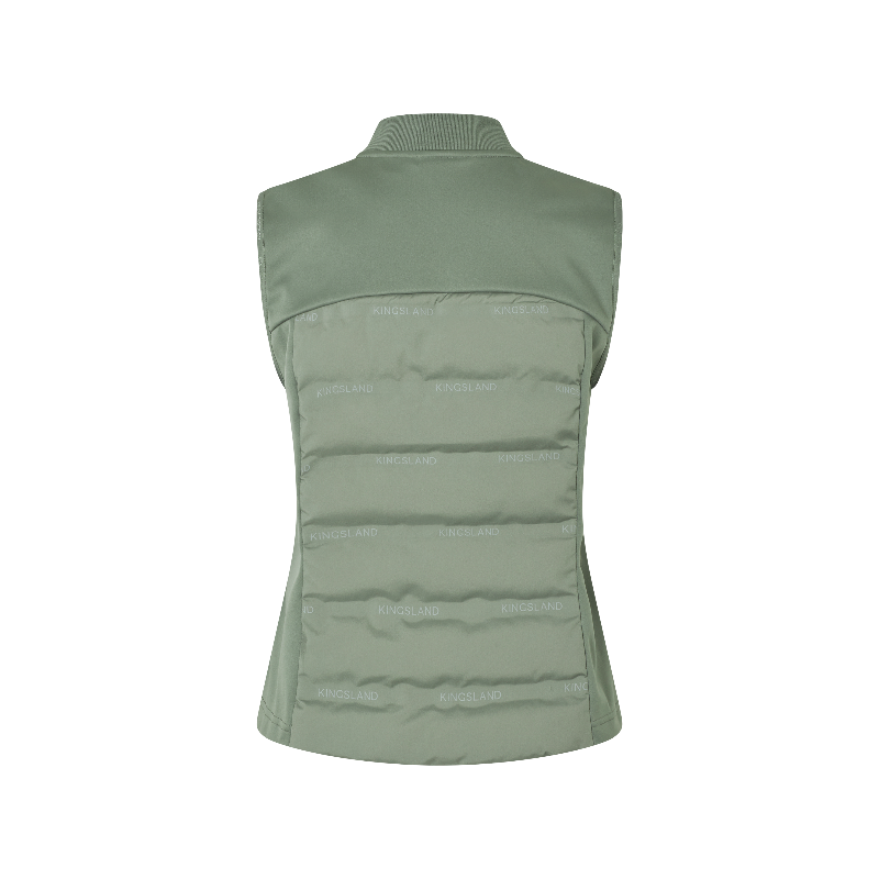 Kingsland - Doudoune sans manches femme KLLucy Hybrid green agave | - Ohlala