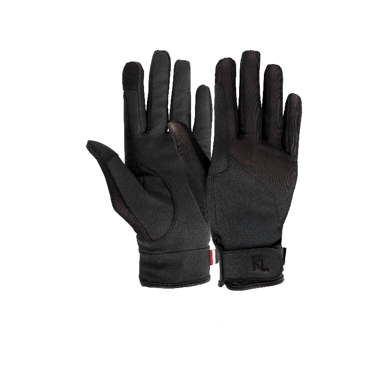 Kingsland - Gants d'équitation KLLena Mesh noir | - Ohlala