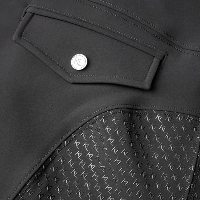 Kingsland - Pantalon d'équitation homme KLKent full grip noir