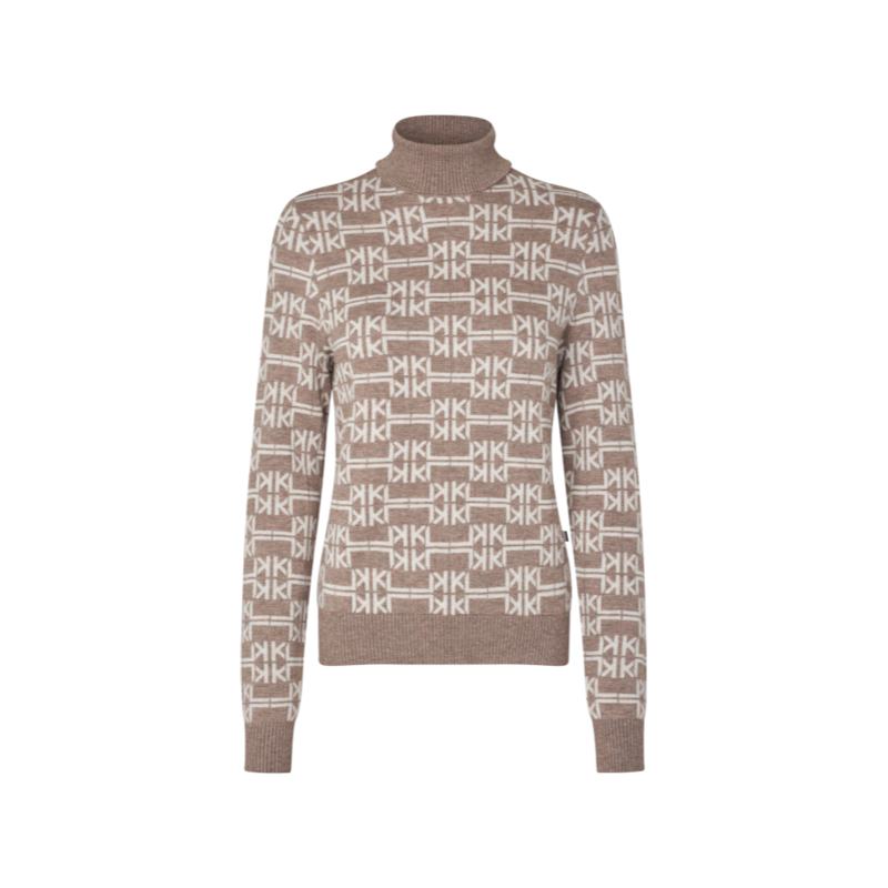 Kingsland - Pull col roulé femme KLAnnabella dove melange