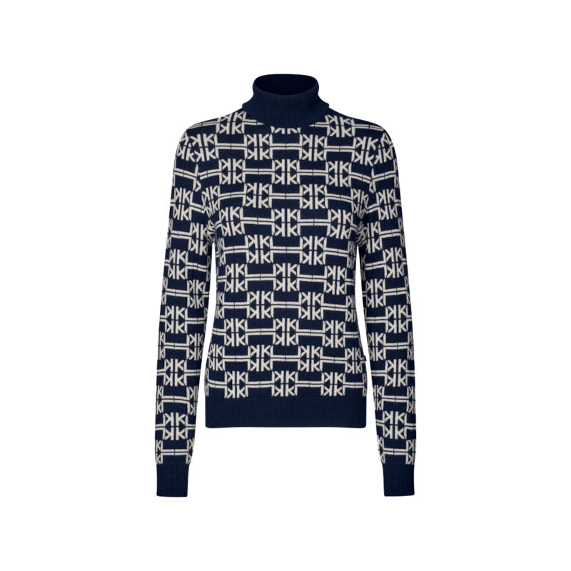 Kingsland - Pull col roulé femme KLAnnabella evening blue