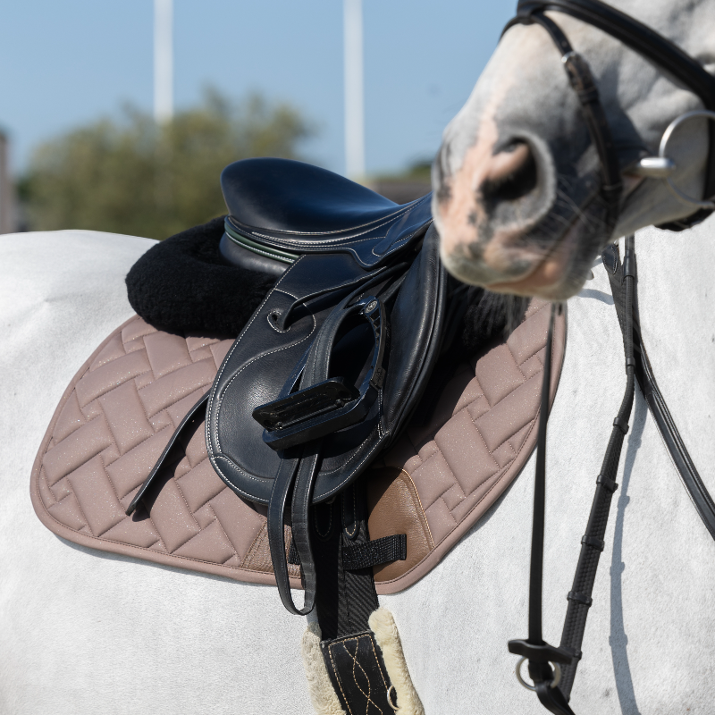 Kingsland - Tapis de selle KLLexie brown iron | - Ohlala