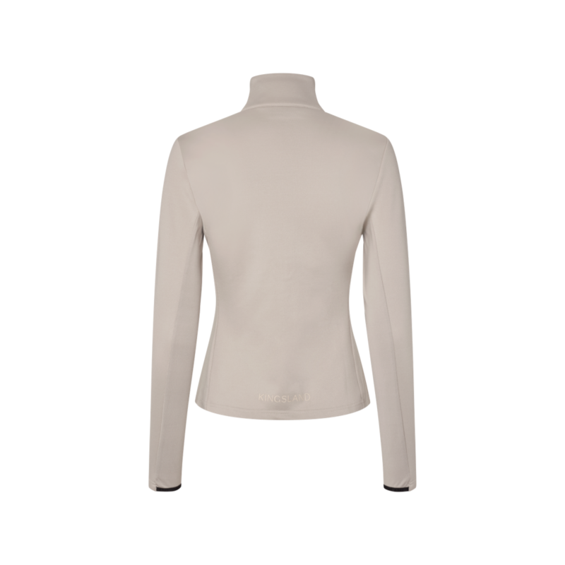 Kingsland - Veste polaire zippée manches longues femme KLAlba beige dove