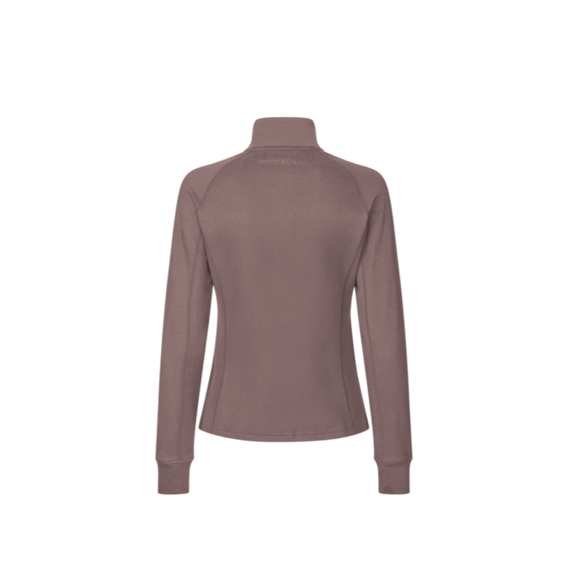Kingsland - Veste polaire zippée manches longues femme KLAlly brown iron