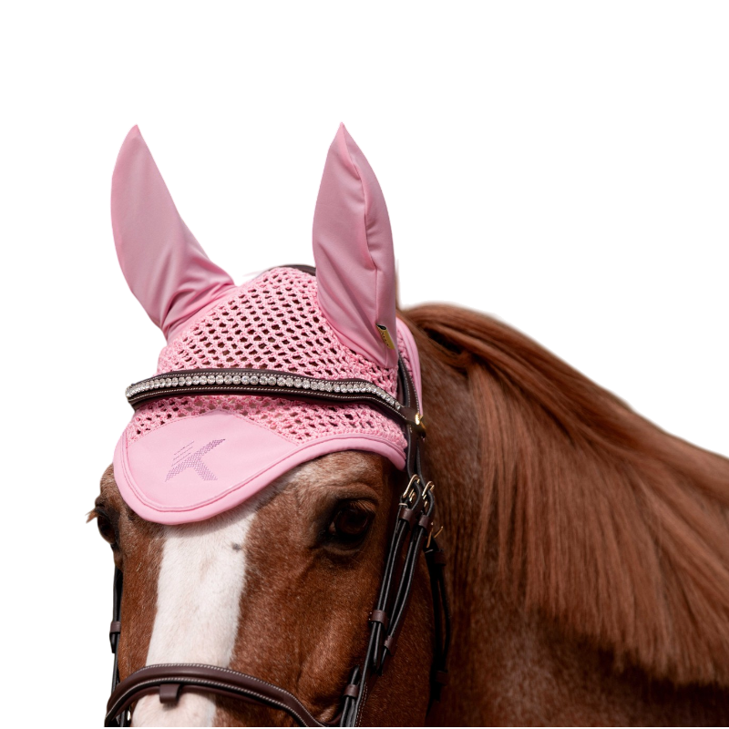 K By Equithème - Bonnet pour chevaux K-VEGA rose