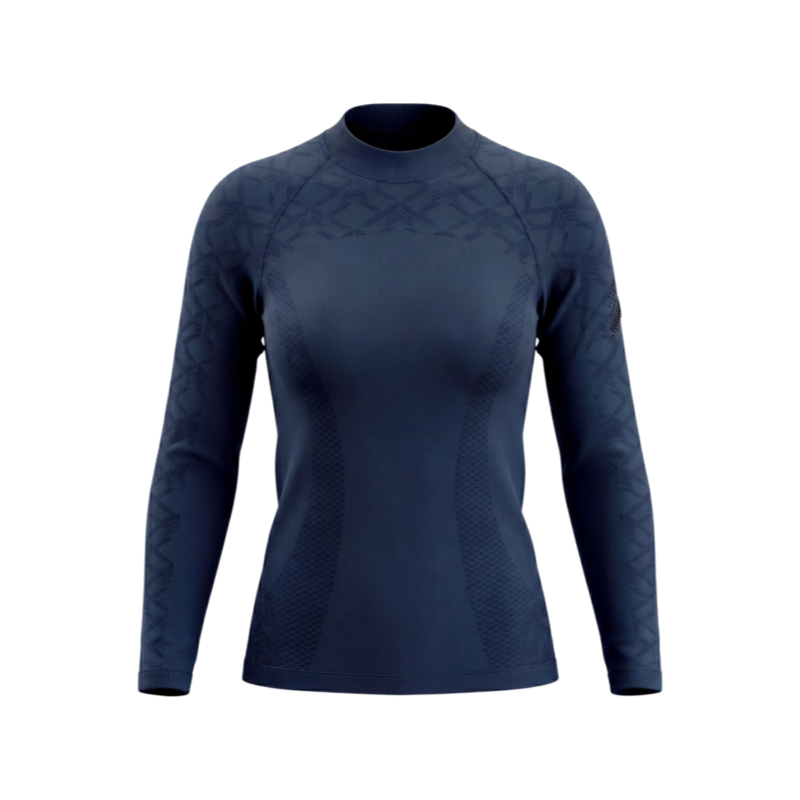 K By Equithème - Baselayer femme Seamless K-AGILITY marine
