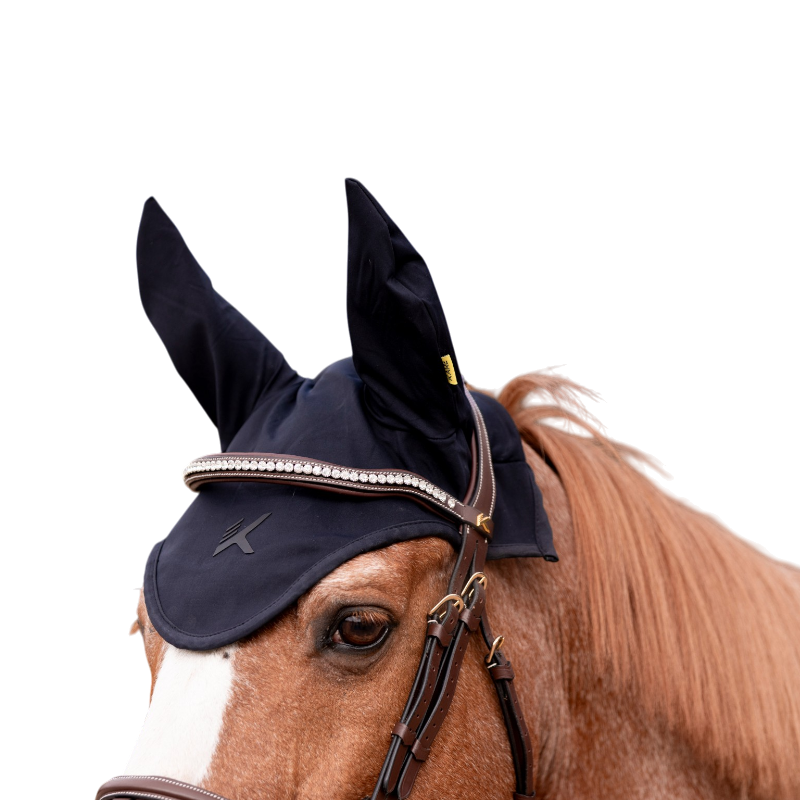 K By Equithème - Bonnet pour chevaux K-ENTEBBE noir