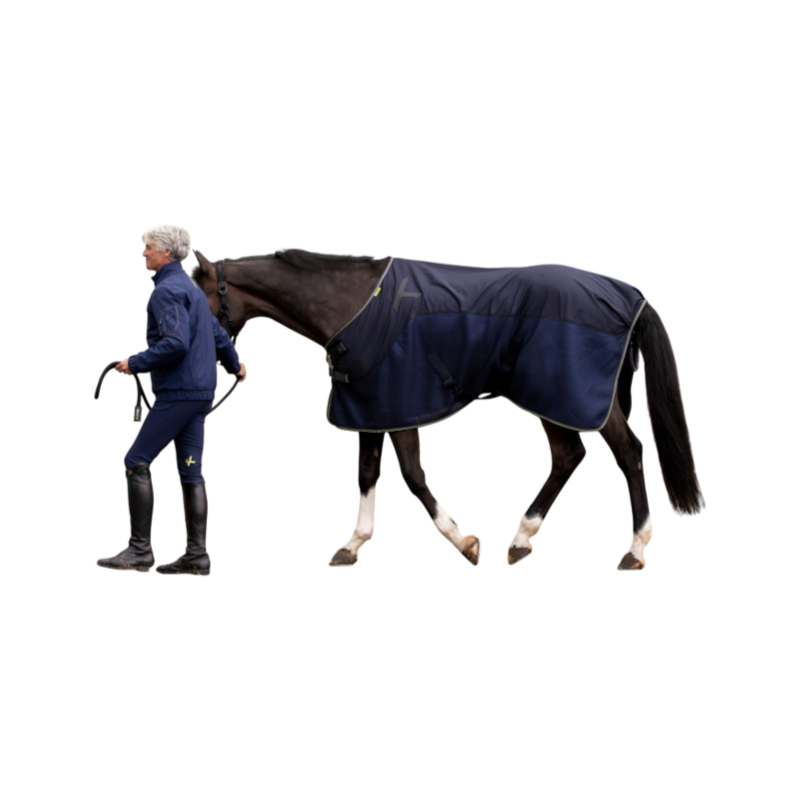 K By Equithème - Chemise softshell & mesh K-EROS marine