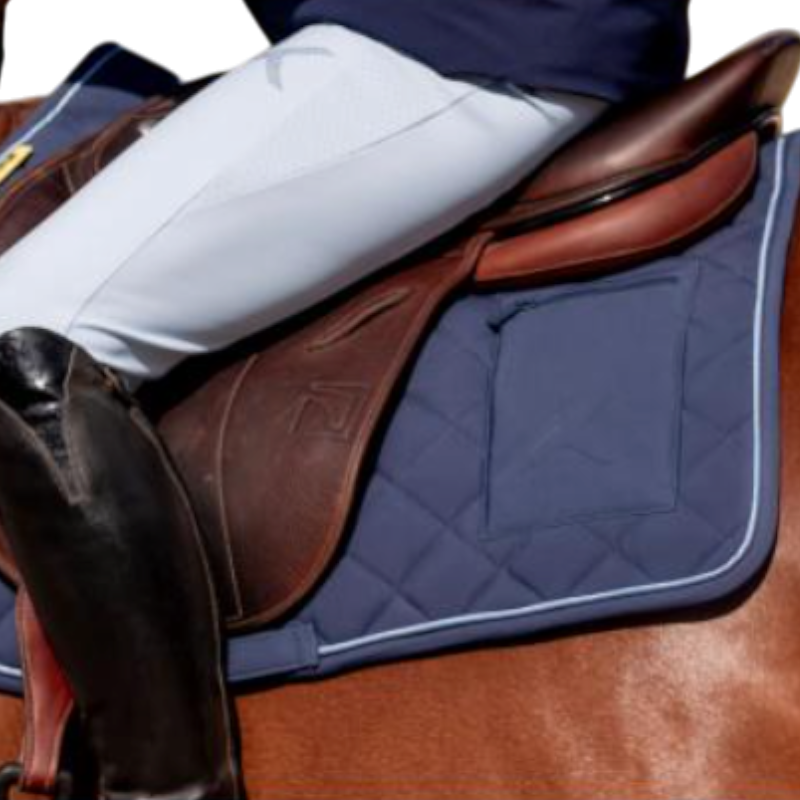 K By Equithème - Tapis de selle K-CESAR marine