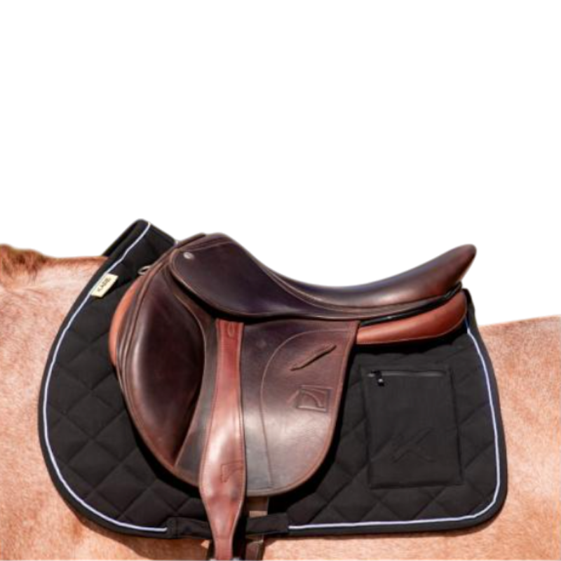 K By Equithème - Tapis de selle K-CESAR noir