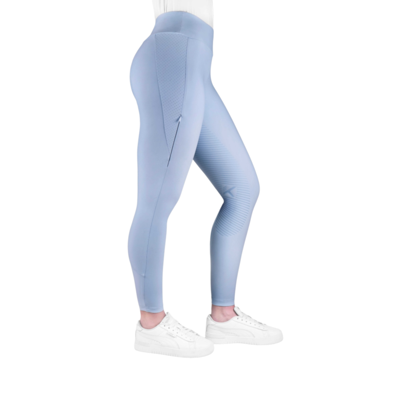 K By Equithème - Legging d’équitation femme K-GRIP bleu ciel