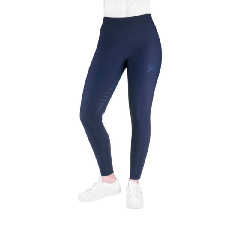 K By Equithème - Legging d’équitation femme K-GRIP marine
