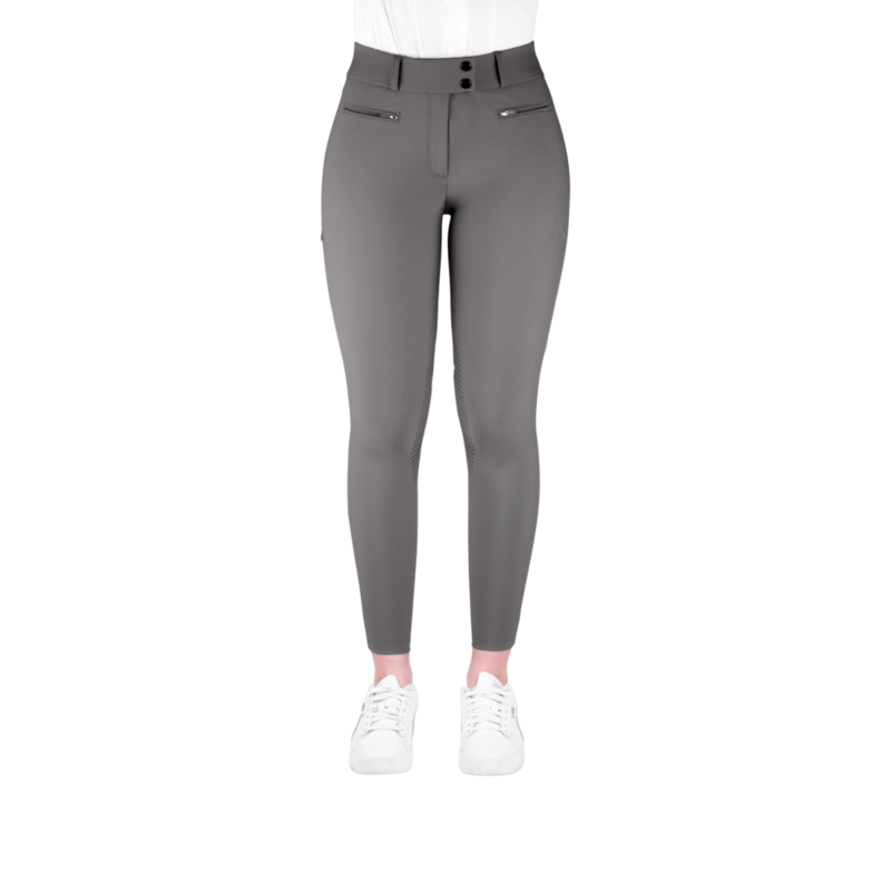 K By Equithème - Pantalon d’équitation femme K-EXPLORE anthracite