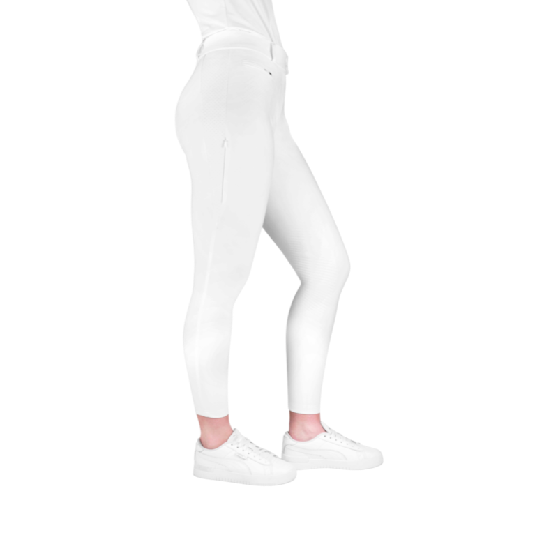 K By Equithème - Pantalon d’équitation femme K-EXPLORE blanc