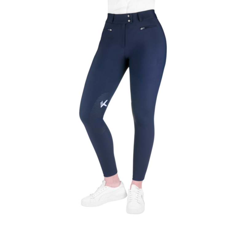 K By Equithème - Pantalon d’équitation femme K-EXPLORE marine