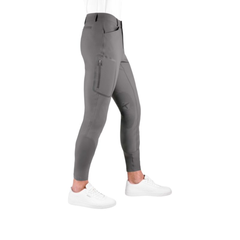 K By Equithème - Pantalon d’équitation homme K-TECHNIK anthracite