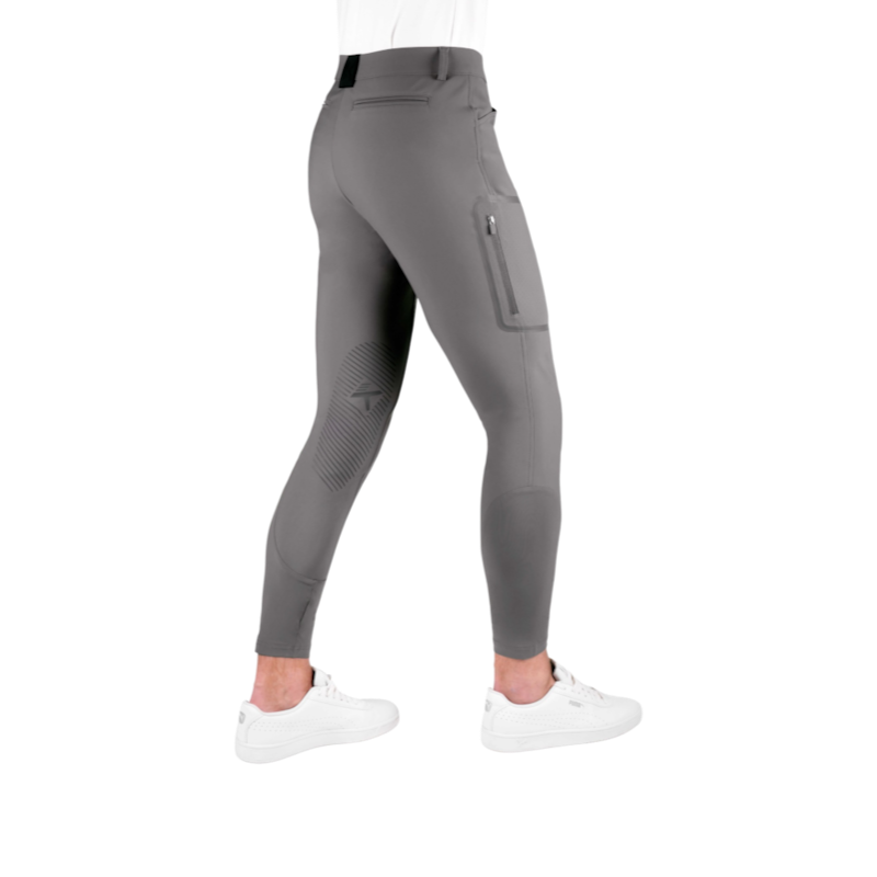 K By Equithème - Pantalon d’équitation homme K-TECHNIK anthracite