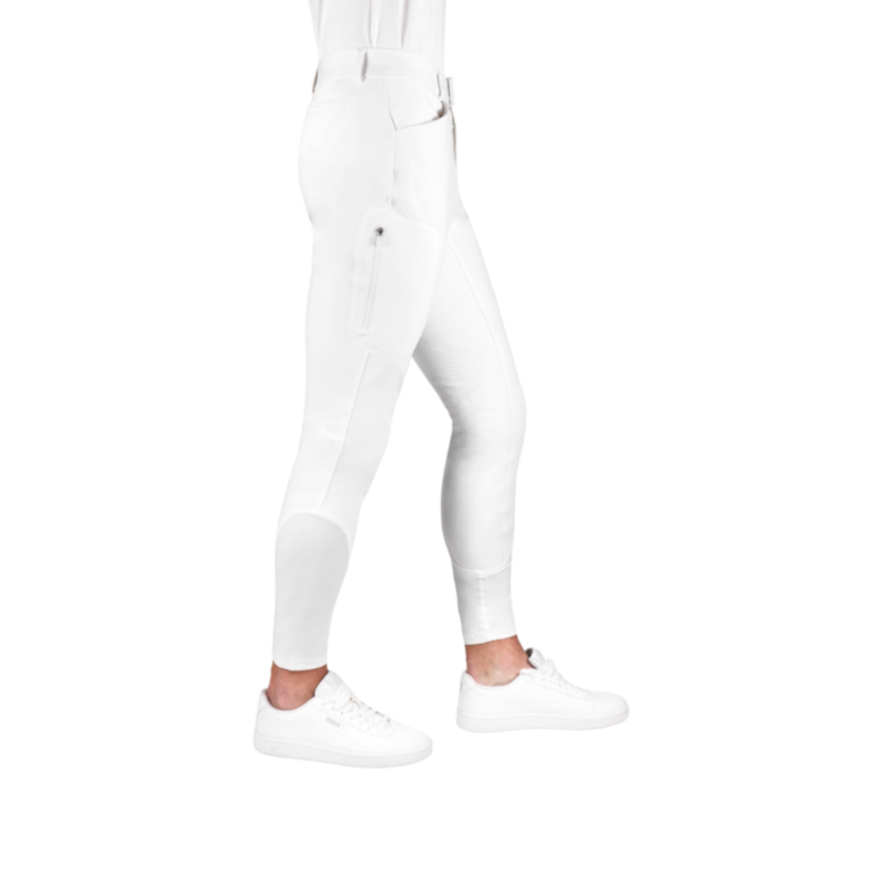 K By Equithème - Pantalon d’équitation homme K-TECHNIK blanc