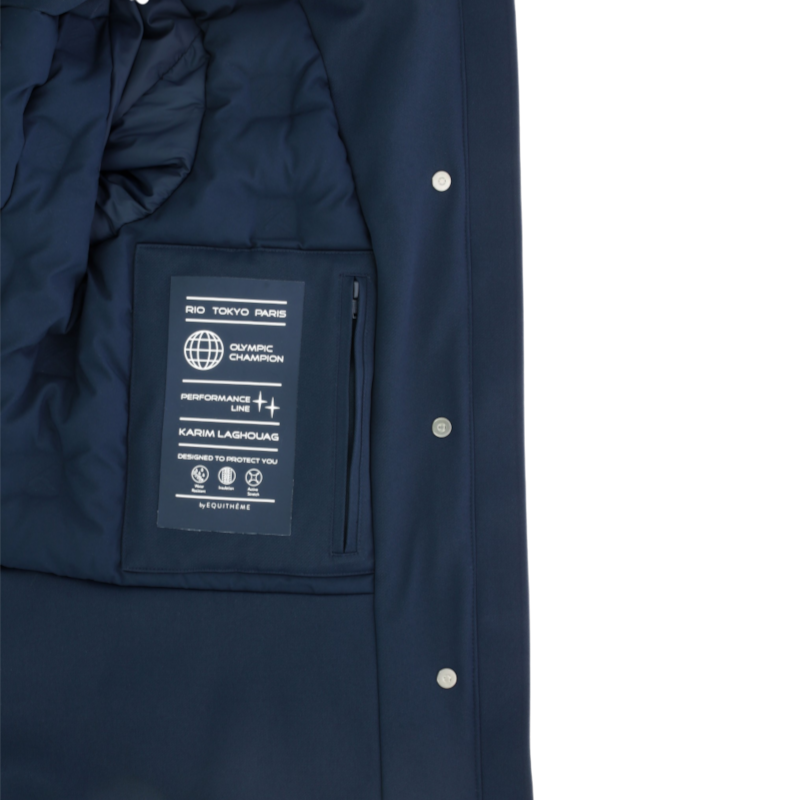 K By Equithème - Parka femme K-POWER marine