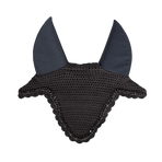 Kentucky Horsewear - Long Stone & Pearl geluidswerend vliegenkapje grijs | - Ohlala