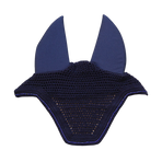 Kentucky Horsewear - Wellington Sparkling geluidswerend vliegenkapje marineblauw | - Ohlala