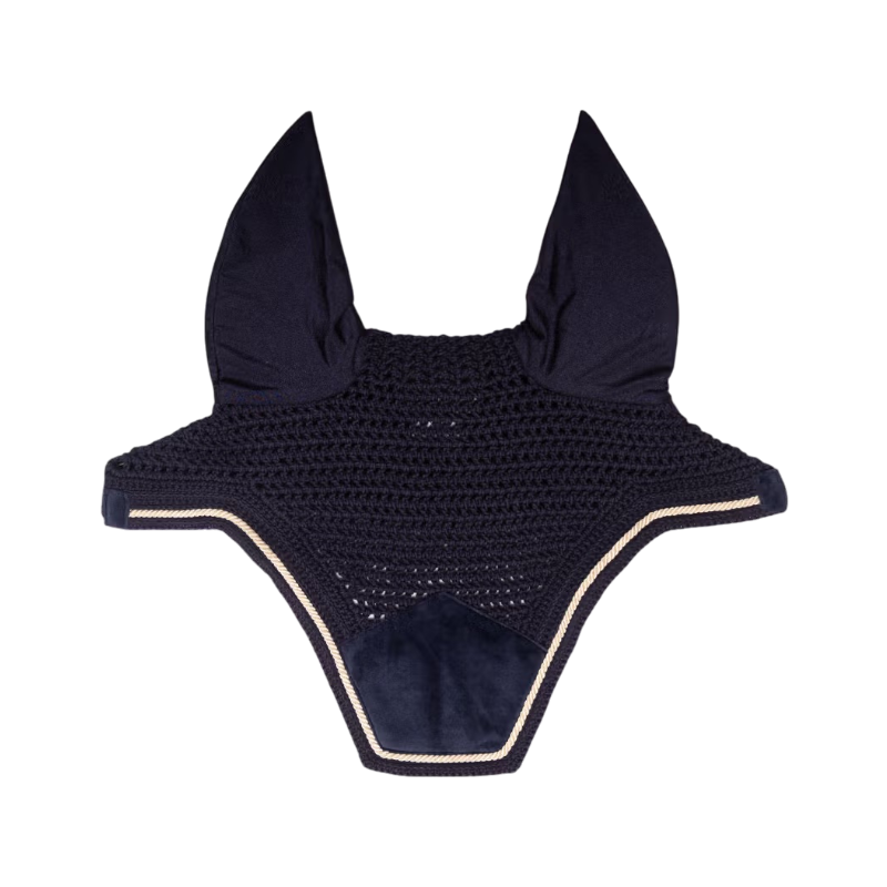 Kentucky Horsewear - Bonnet pour chevaux Wellington Velvet dark navy