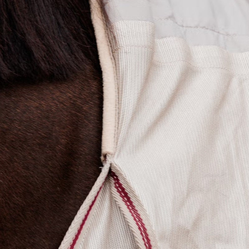 Kentucky Horsewear - Vliegendeken Comfort Classic beige/bordeaux | - Ohlala
